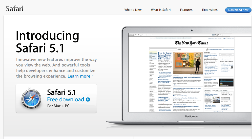 Download Safari Mac Os X 10.5
